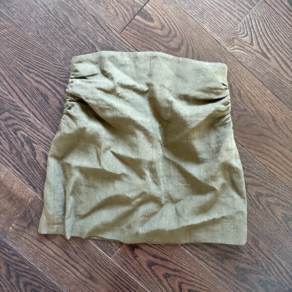 Zara Linen Mini Skirt - Picture 1 of 4